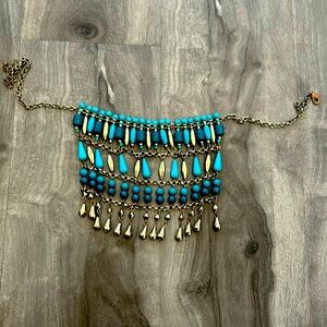Blue necklace